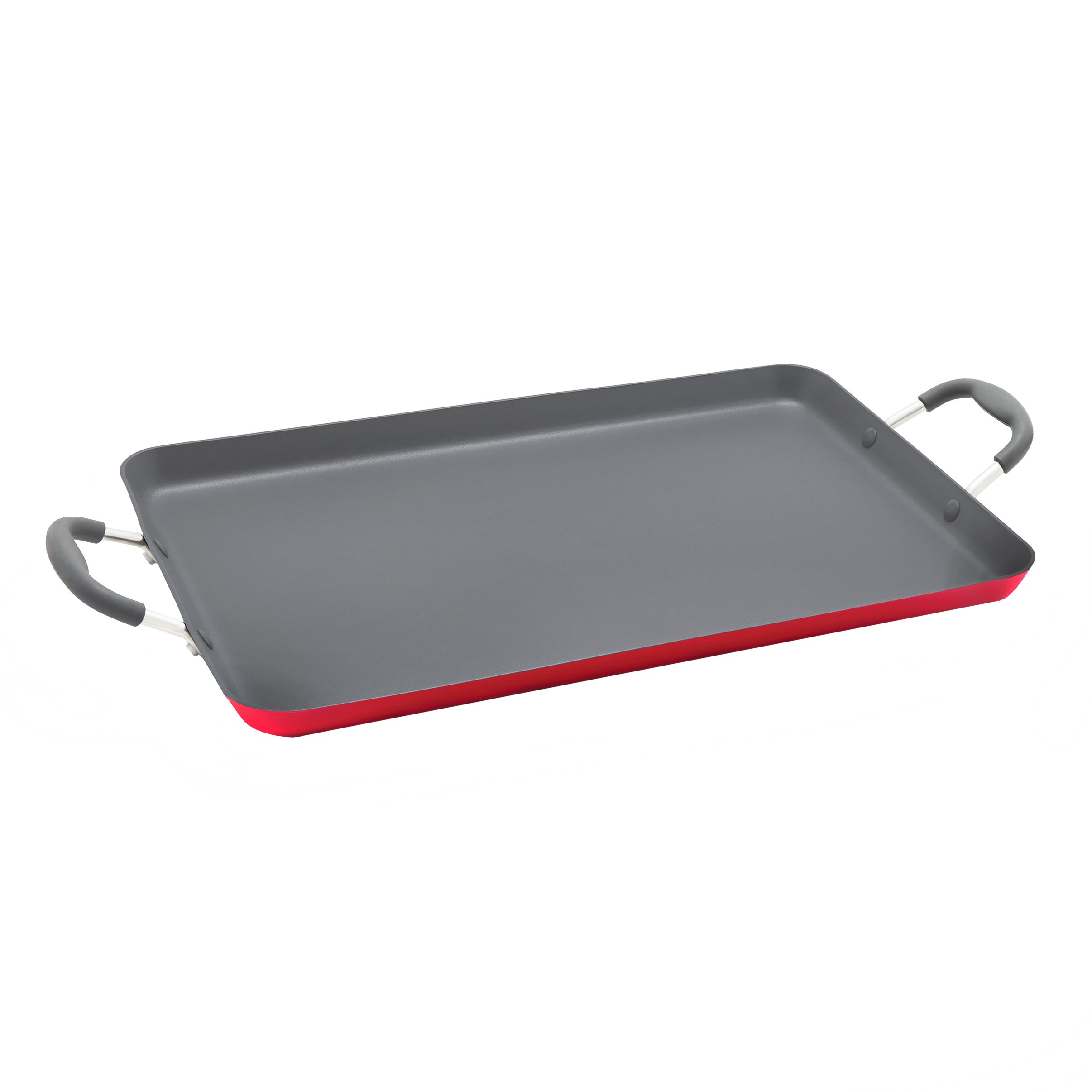 our goods NonStick Griddle Scarlet Red Shop Frying Pans & Griddles