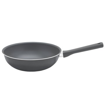 our goods Wok Pan - Pebble Grey, 10.5''