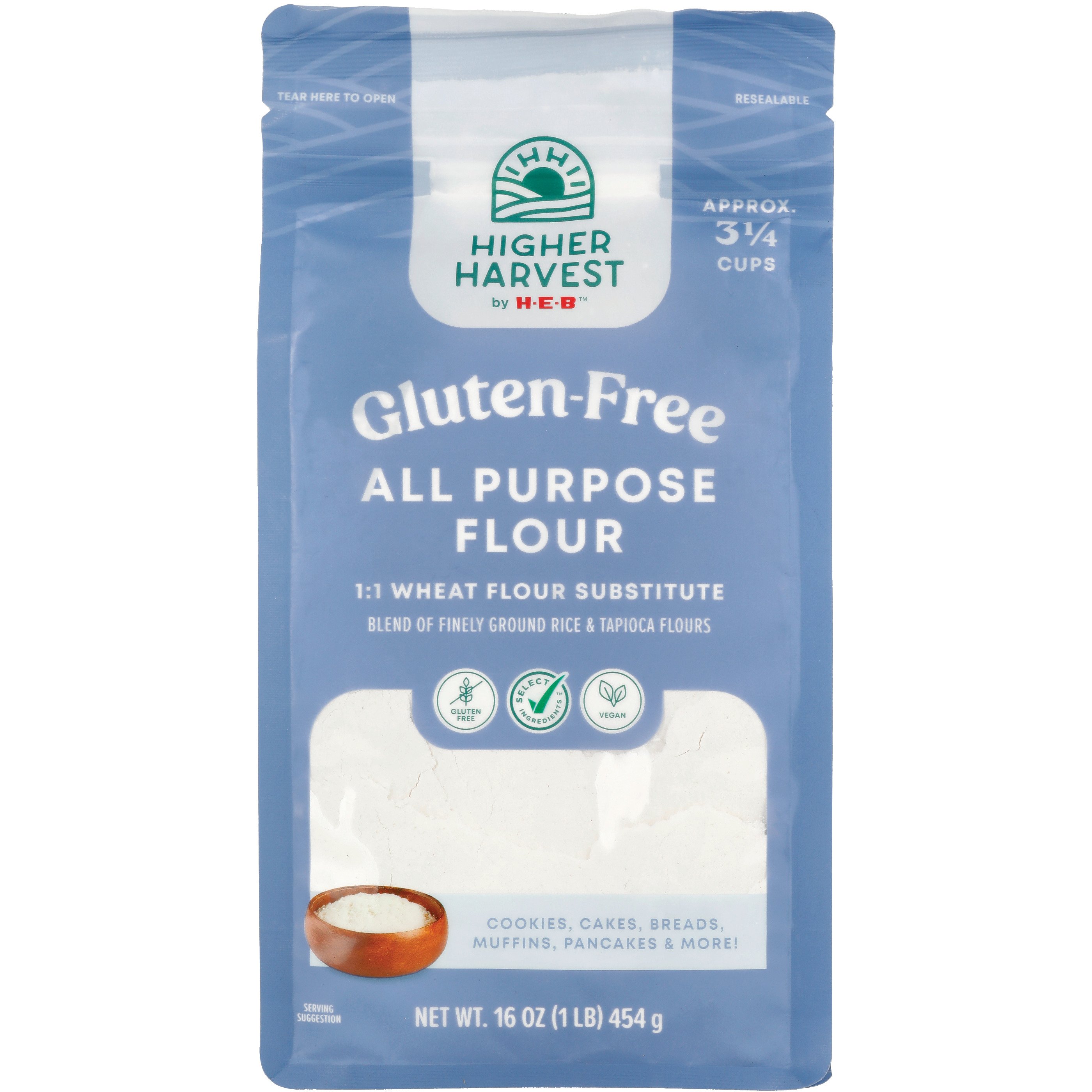 Higher Harvest by H-E-B Gluten Free All Purpose Flour, 1 lb