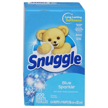 Snuggle Snuggle Fabric Softener Dryer Sheets Blue Sparkle