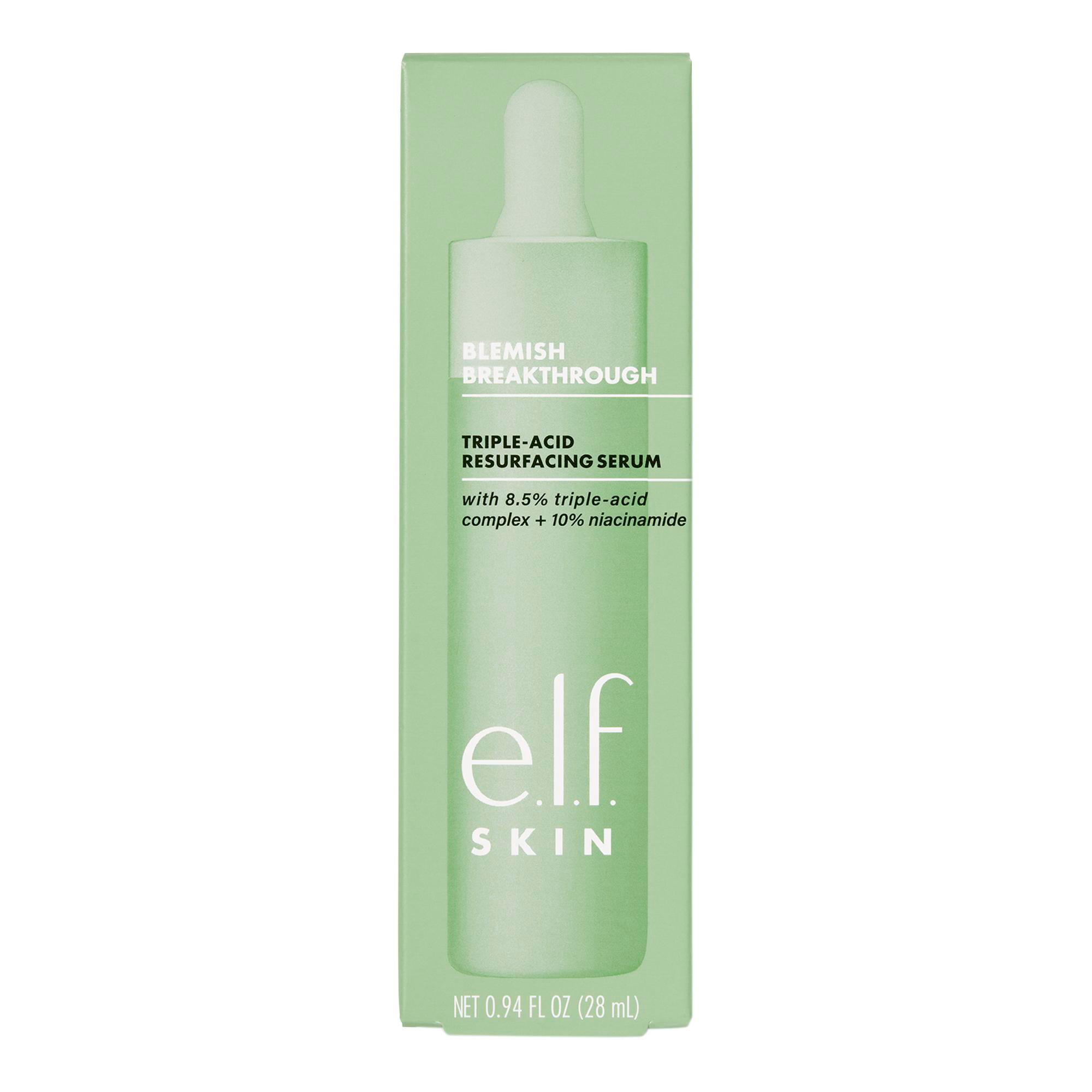 e.l.f. Blemish Breakthrough Triple Acid Resurfacing Serum - Shop Primer ...