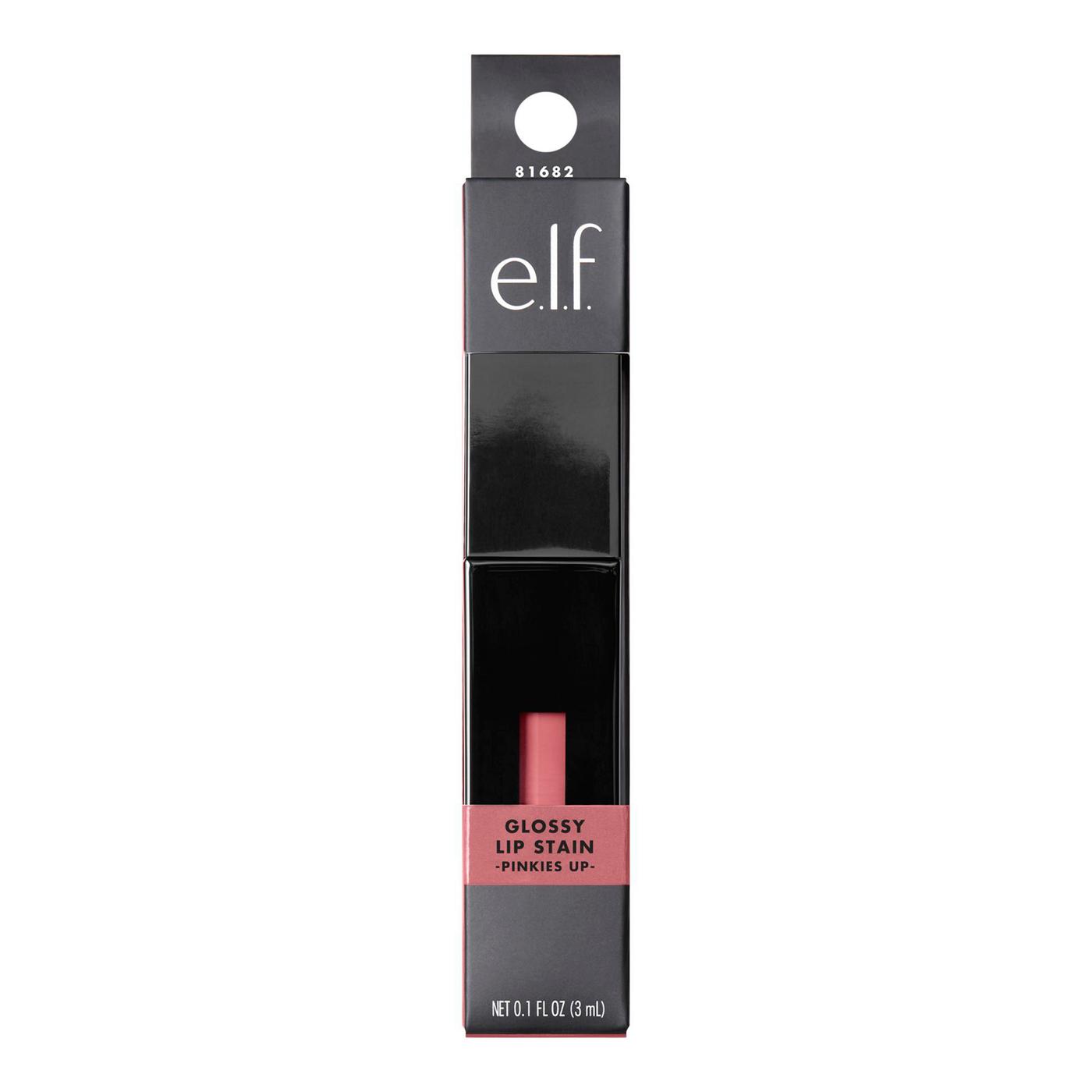 e.l.f. Glossy Lip Stain - Pinkies Up; image 1 of 7