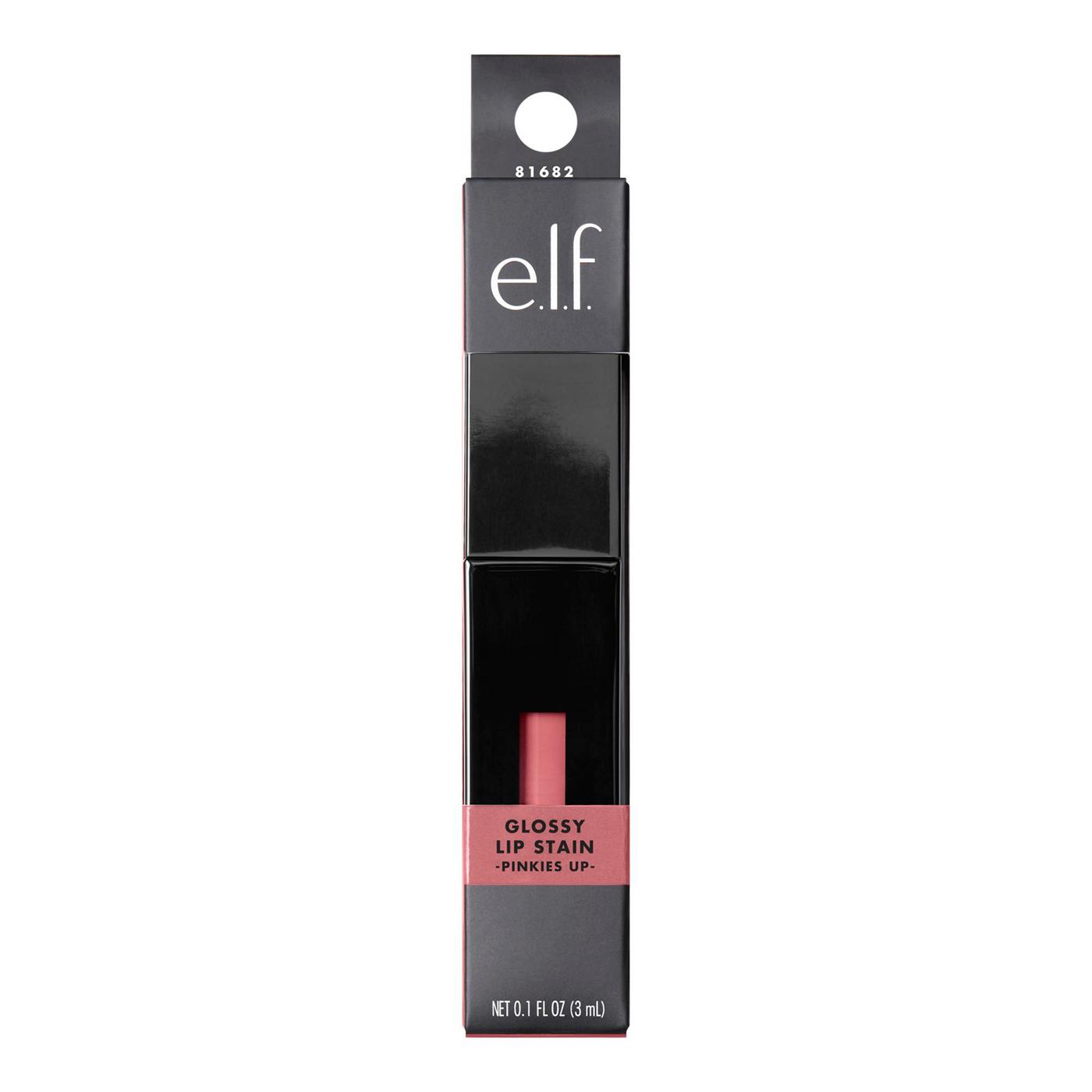 e.l.f. Glossy Lip Stain - Pinkies Up; image 1 of 3