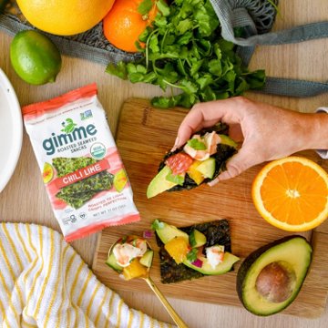 gimme Roasted Seaweed Snack Packs - Chili Lime