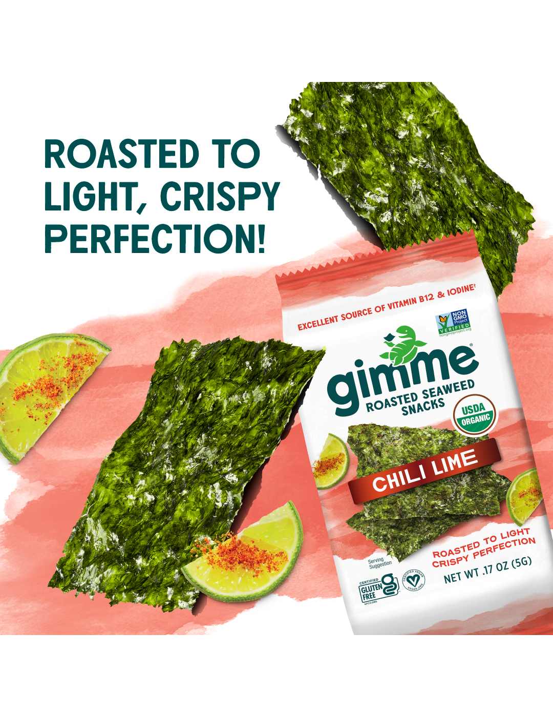 Gimme Roasted Seaweed Snacks Chili Lime; image 6 of 9