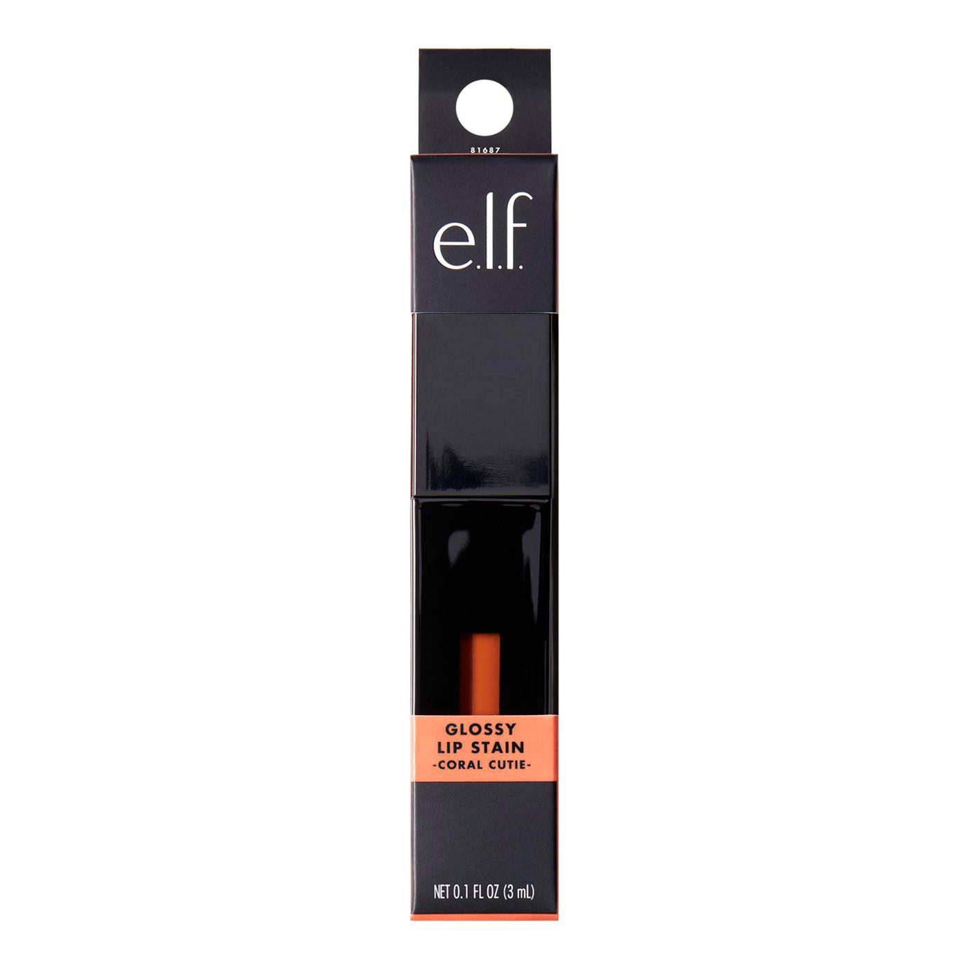 e.l.f. Glossy Lip Stain Coral Cutie Shop Lipstick at HEB