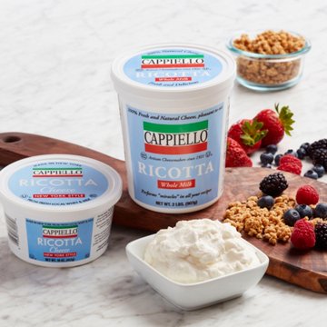 Cappiello Whole Milk Ricotta Cheese, 16 oz