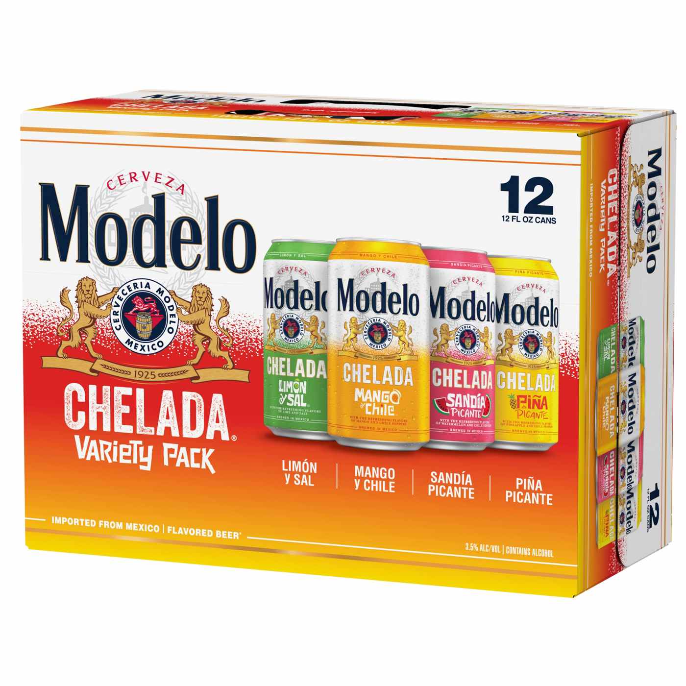 Modelo Chelada Variety Pack Mexican Import Flavored Beer 12 oz Cans, 12 pk; image 4 of 11