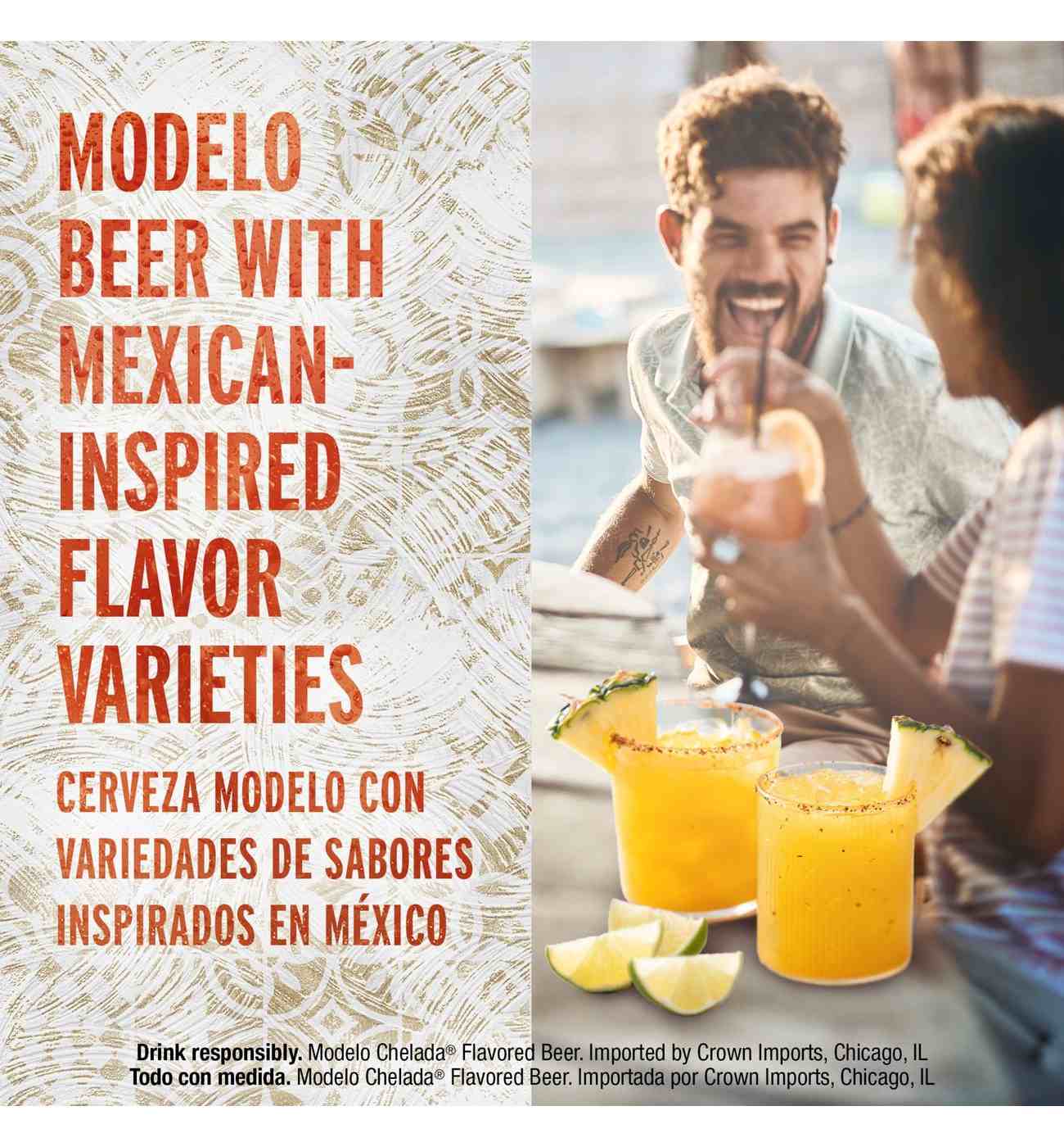 Modelo Chelada Variety Pack Mexican Import Flavored Beer 12 oz Cans, 12