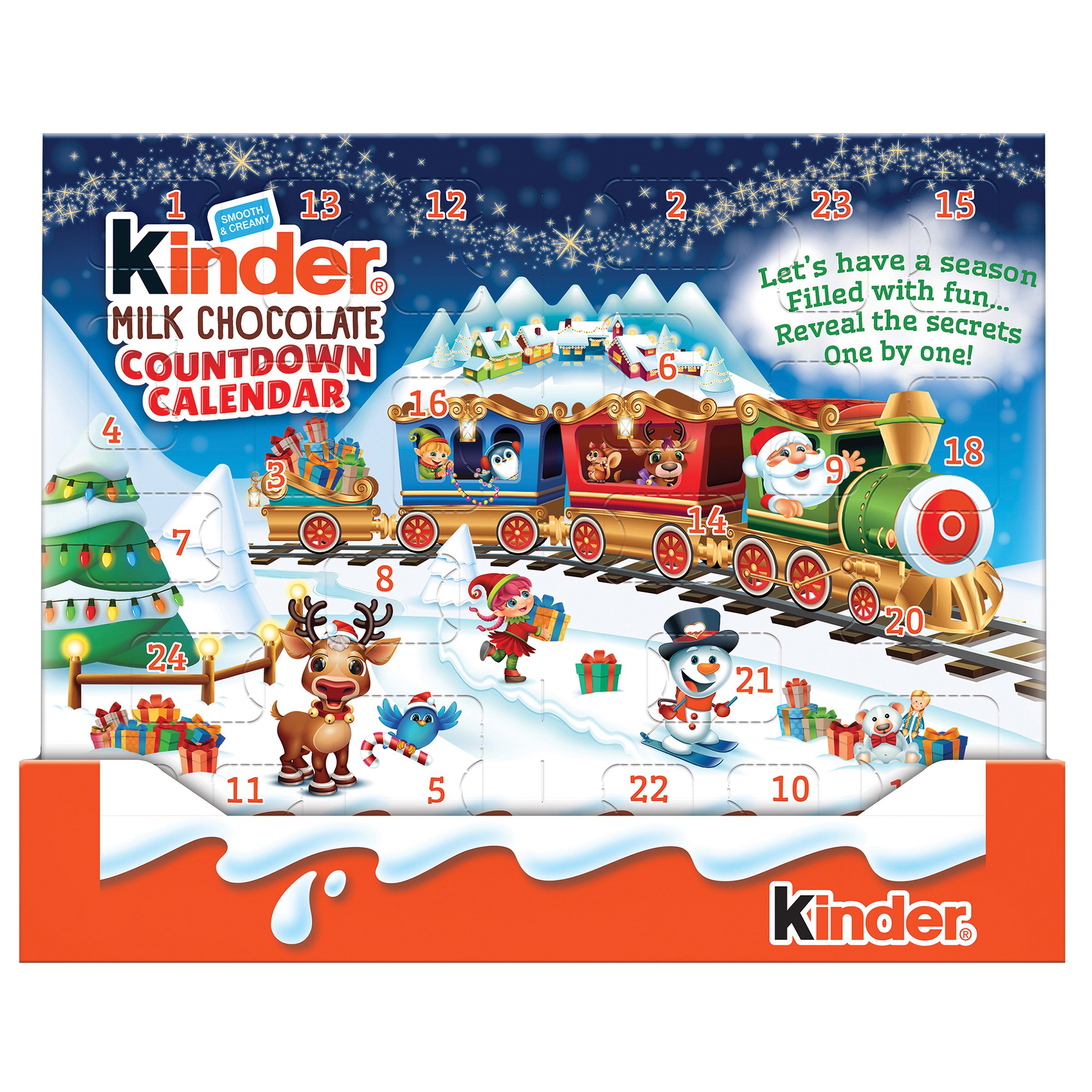 Kinder Chocolate Mix Holiday Advent Calendar Shop Candy at HEB