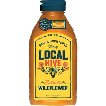Local Hive Raw & Unfiltered Wildflower Honey, 24 oz