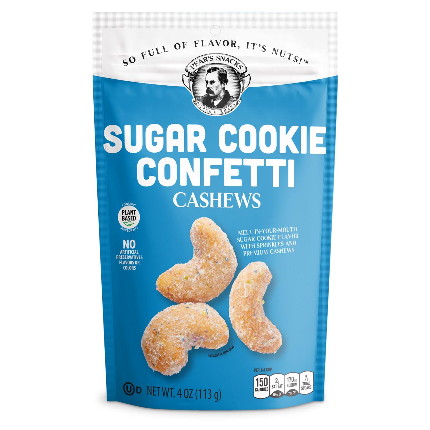 Pear's Snacks Sugar Cookie Confetti Cashews; image 1 of 3