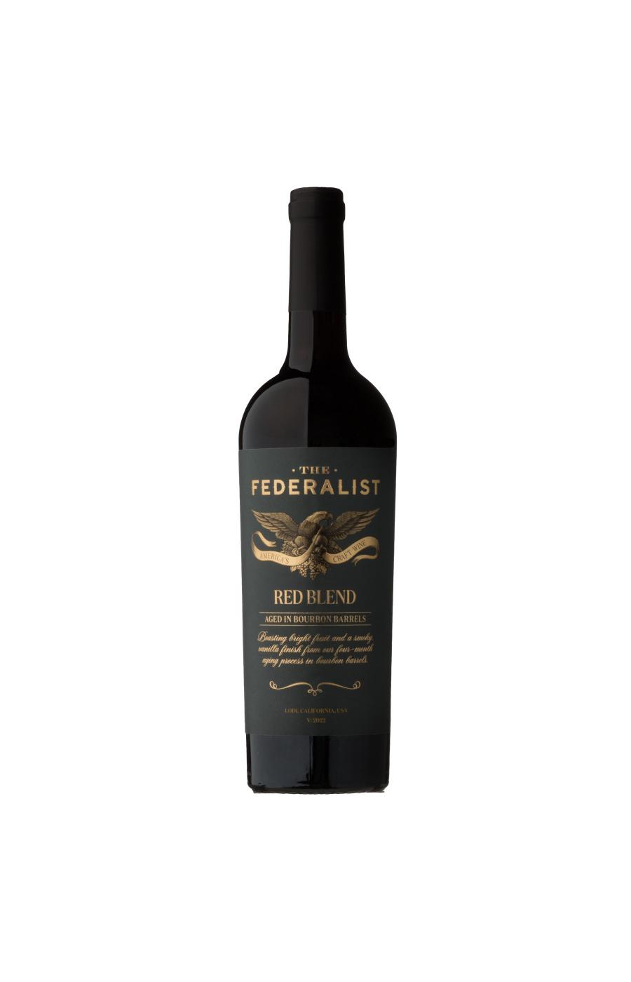 The Federalist Red Blend Aged In Bourbon Barrels; image 1 of 3