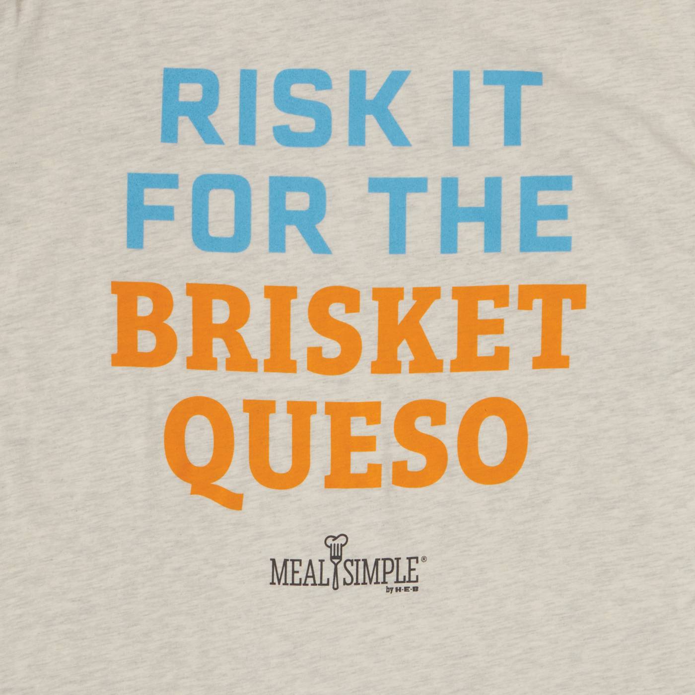 HEB Brand Shop Brisket Queso Adult TShirt Heather Natural Shop