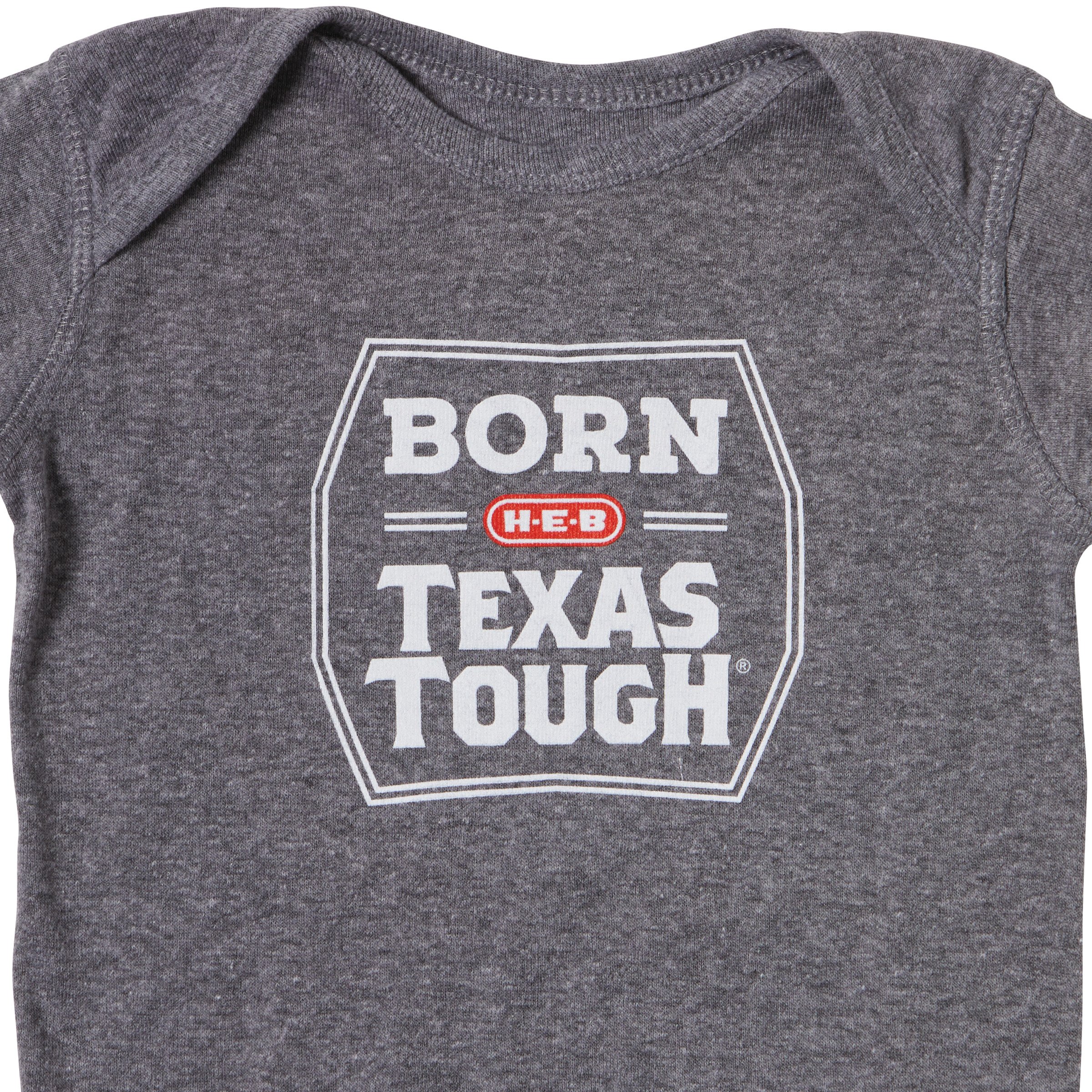 H-E-B Brand Shop Texas Tough Infant Bodysuit - Dark Gray