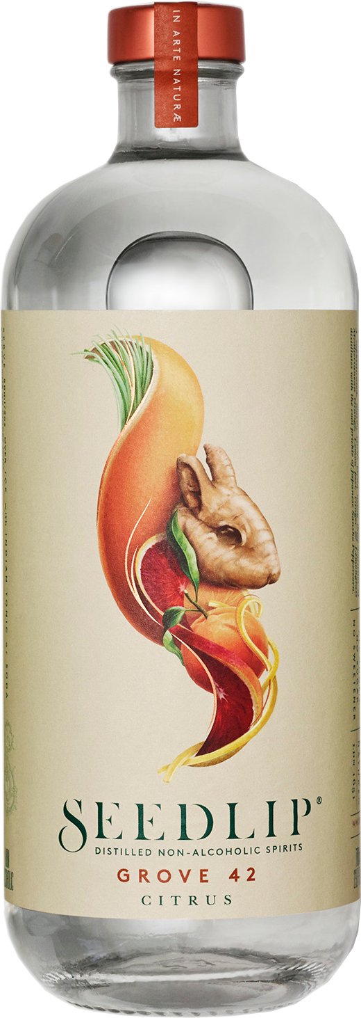 Seedlip Grove 42 | Non-Alcoholic Spirit | With Distilled Citrus Botanicals | 0% Vol | 70cl | Notes Of Orange | Ginger & Lemon | Enjoy With Cocktail On - View #3