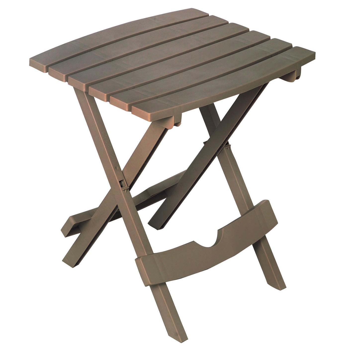 Adams Manufacturing Quick Fold Side Table - Portobello; image 1 of 6