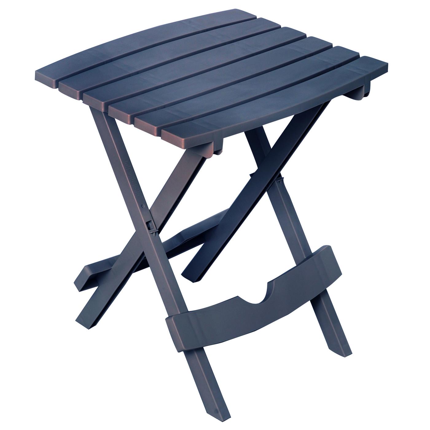 Adams Manufacturing Quick Fold Side Table - Bluestone; image 1 of 5