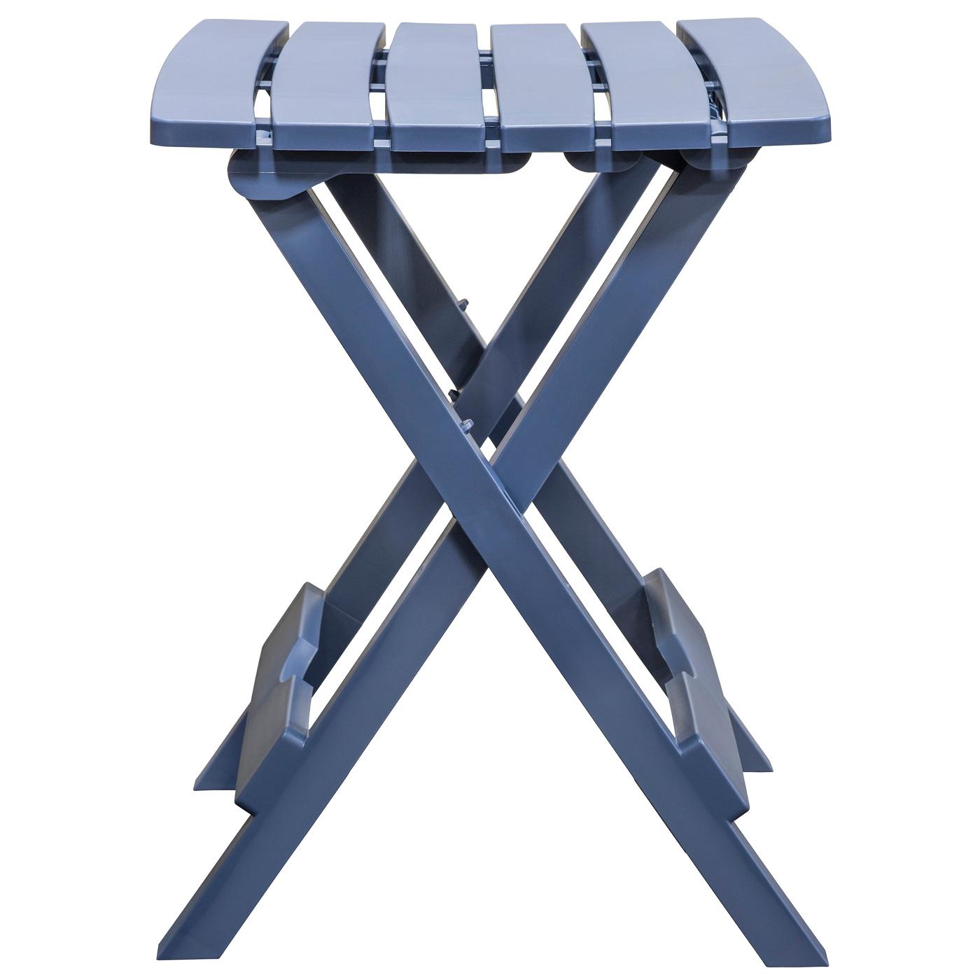 Adams Manufacturing Quick Fold Side Table Bluestone Shop Tables at
