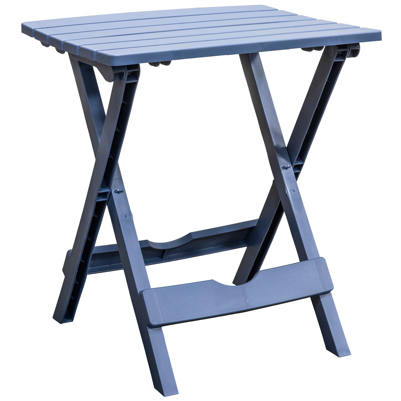 Adams Manufacturing Quick Fold Side Table Bluestone Shop Tables at