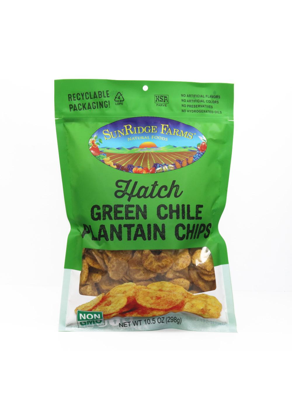 SunRidge Farms Hatch Green Chile Plantain Chips; image 1 of 2