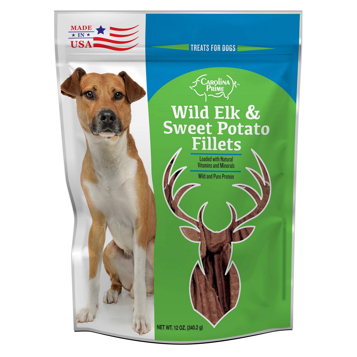 Carolina Prime Wild Elk & Sweet Potato Fillets Dog Treats; image 1 of 2