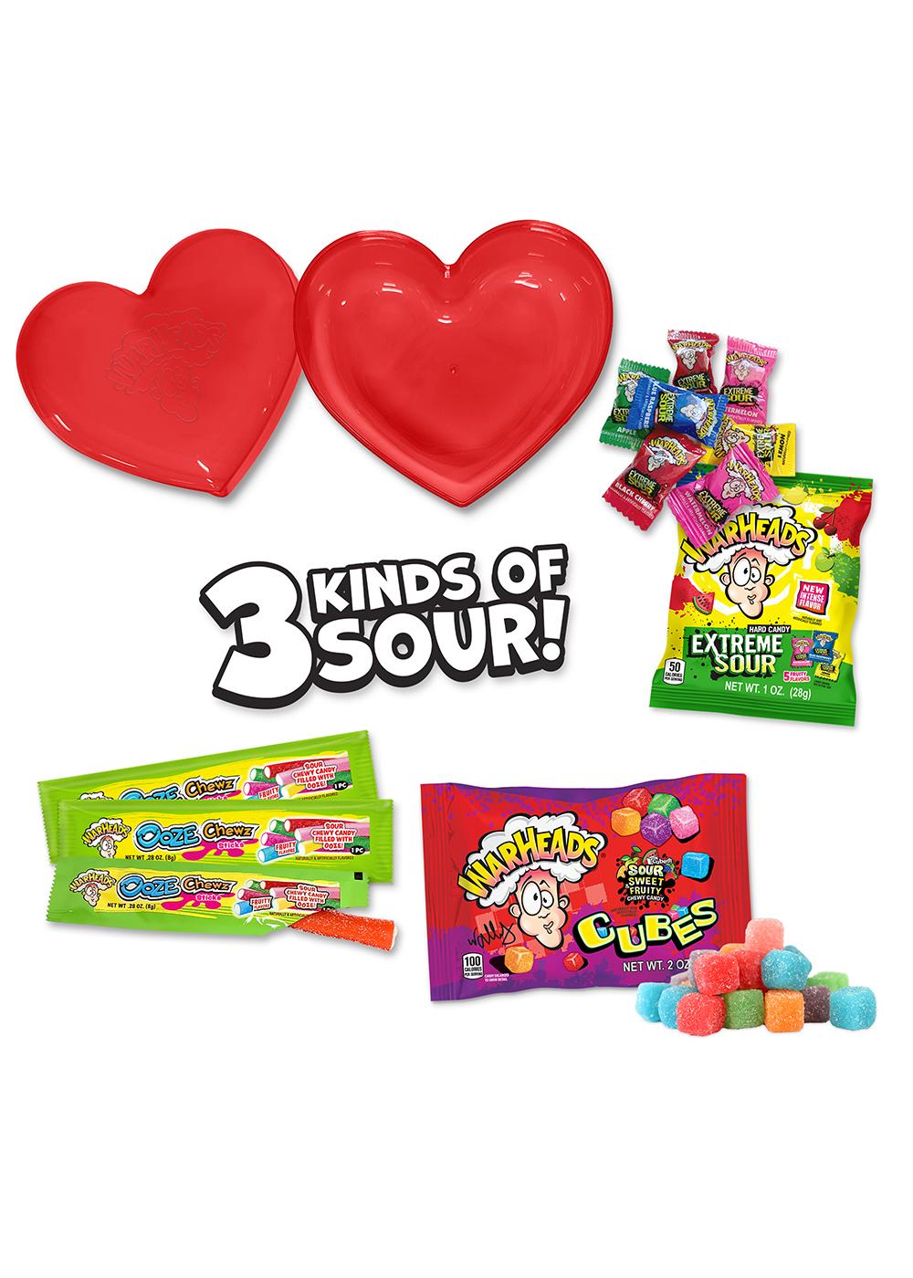 Warheads Valentine Extreme Variety Sour Heart Scrambler; image 3 of 4