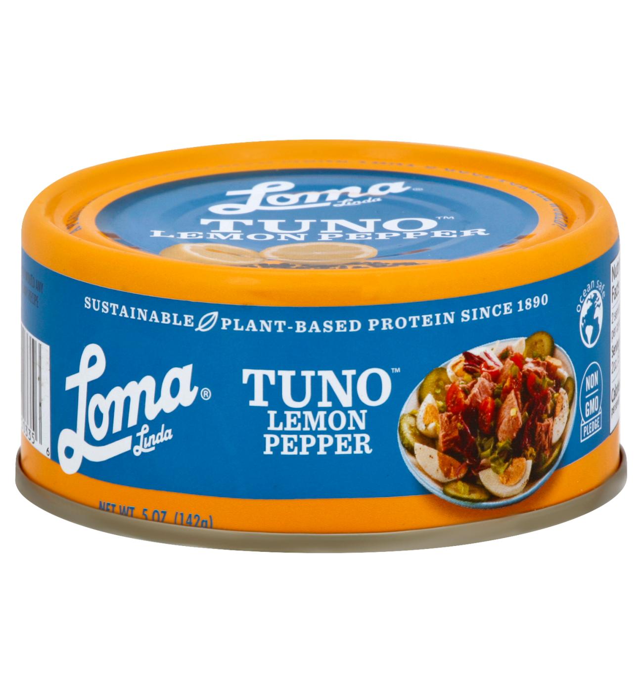 Loma Linda Tuno Plant-Based - Lemon Pepper; image 1 of 2