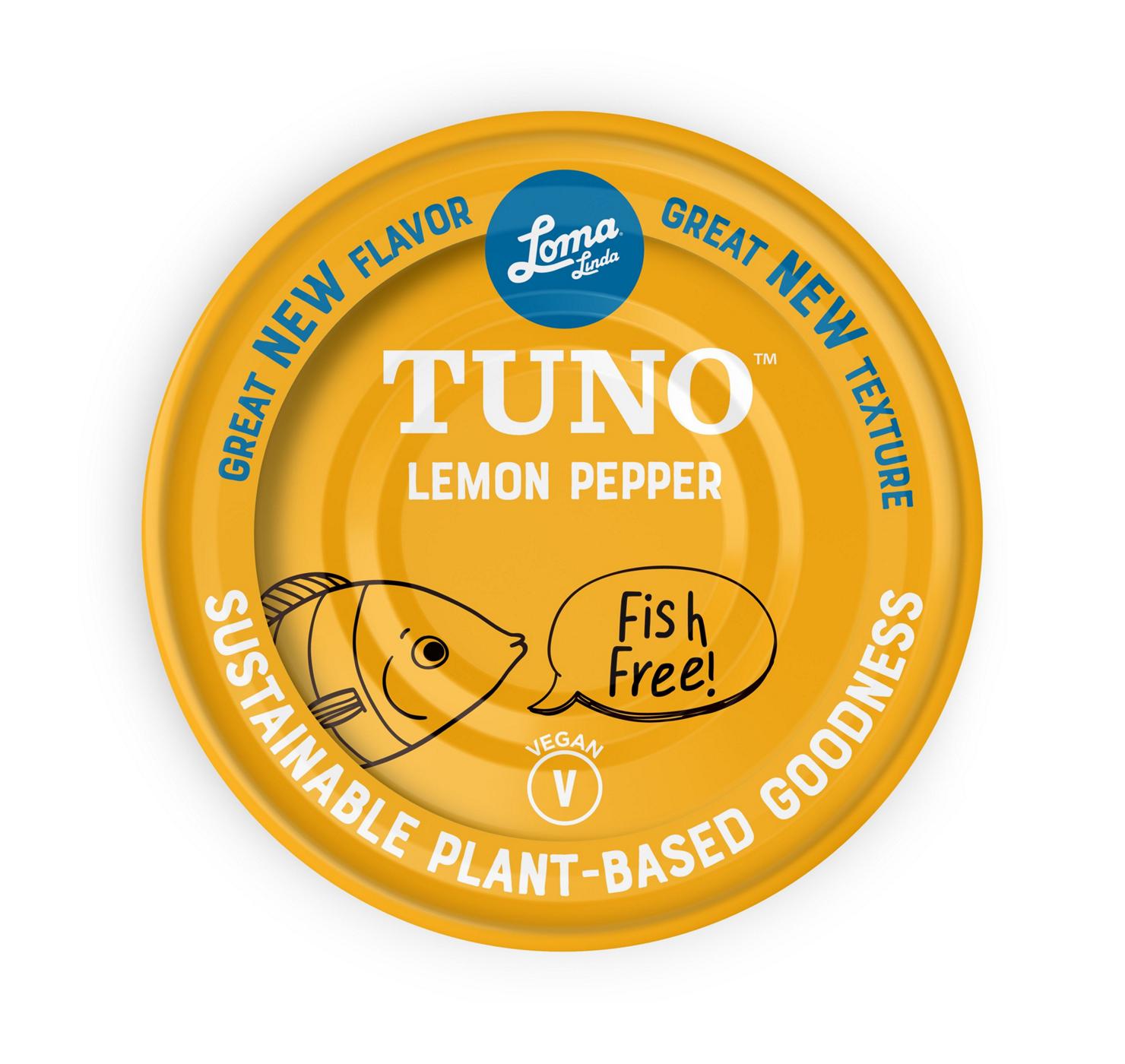 Loma Linda Tuno Plant-Based - Lemon Pepper; image 2 of 2