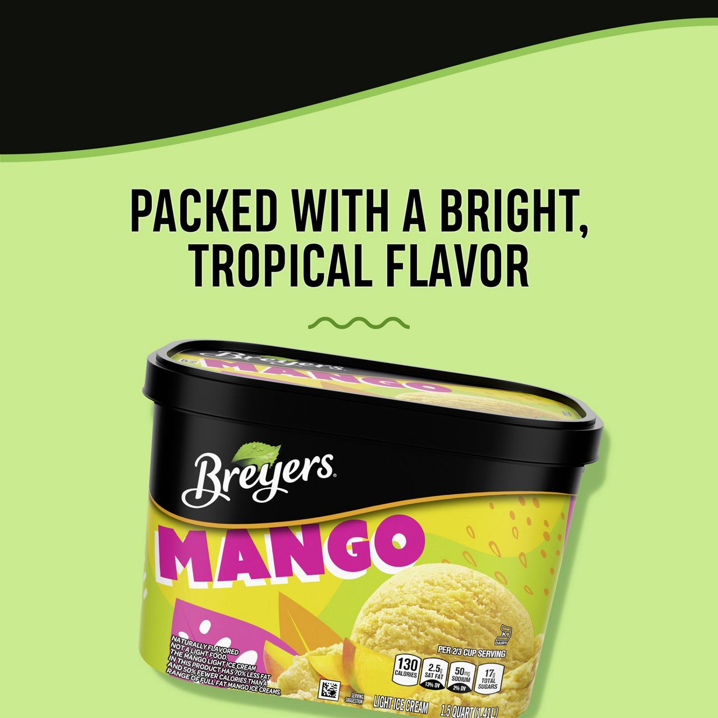 Breyers Light Ice Cream Mango; image 4 of 4