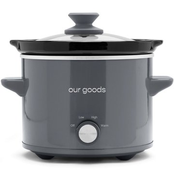 our goods Slow Cooker - Pebble Gray, 2 qt
