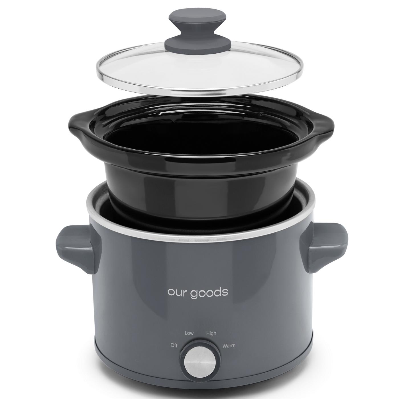 our goods Slow Cooker Pebble Gray Shop Cookers & roasters at HEB