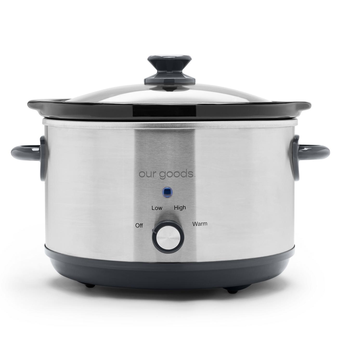 our goods Slow Cooker - Stainless Steel - Shop Cookers & Roasters