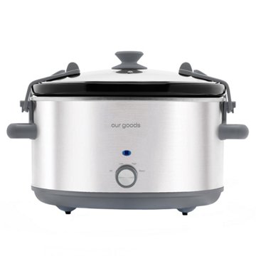our goods Slow Cooker - Stainless Steel, 8.5 qt