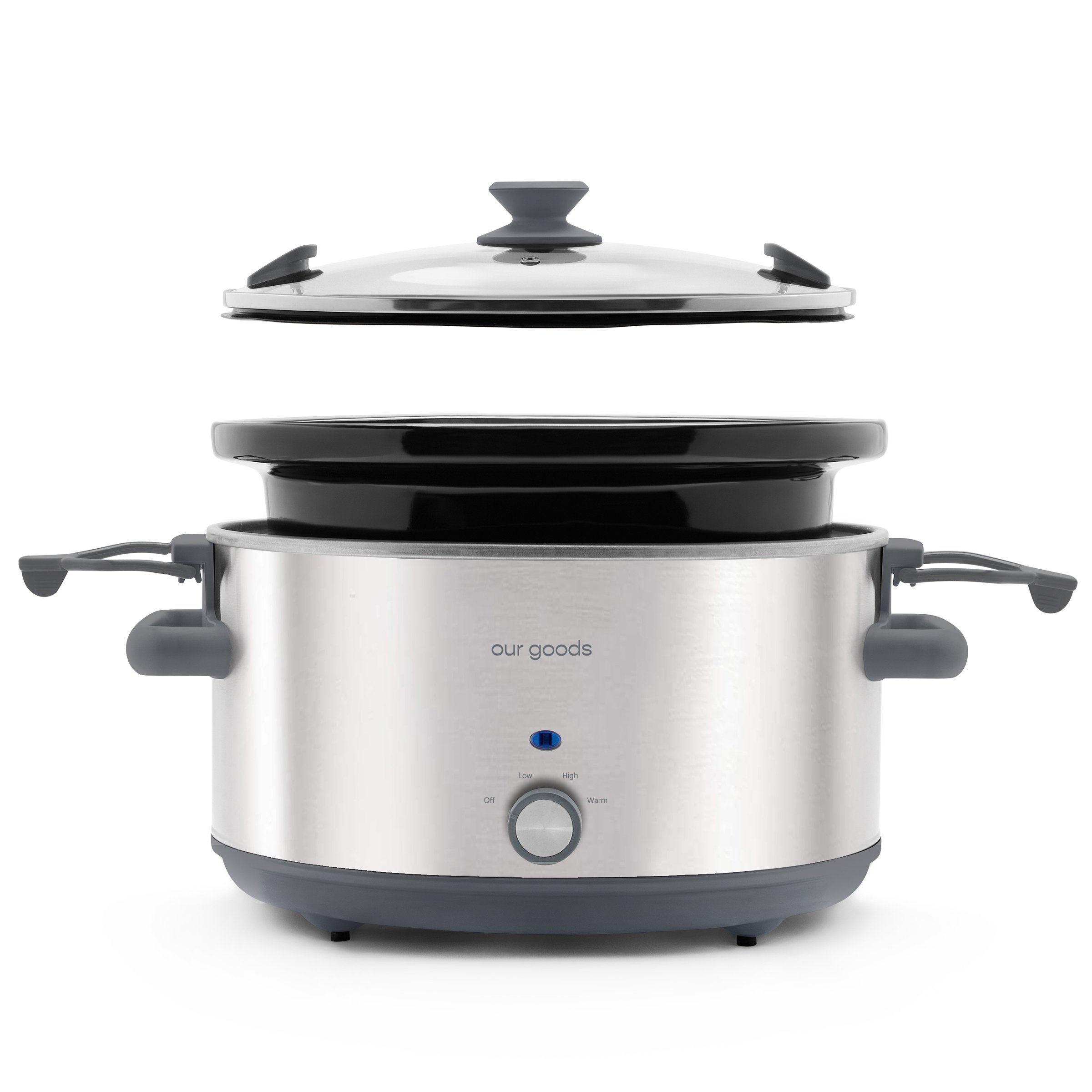 Crock Pot Cook & Carry Stainless Steel Programmable Slow Cooker - Shop  Cookers & Roasters at H-E-B