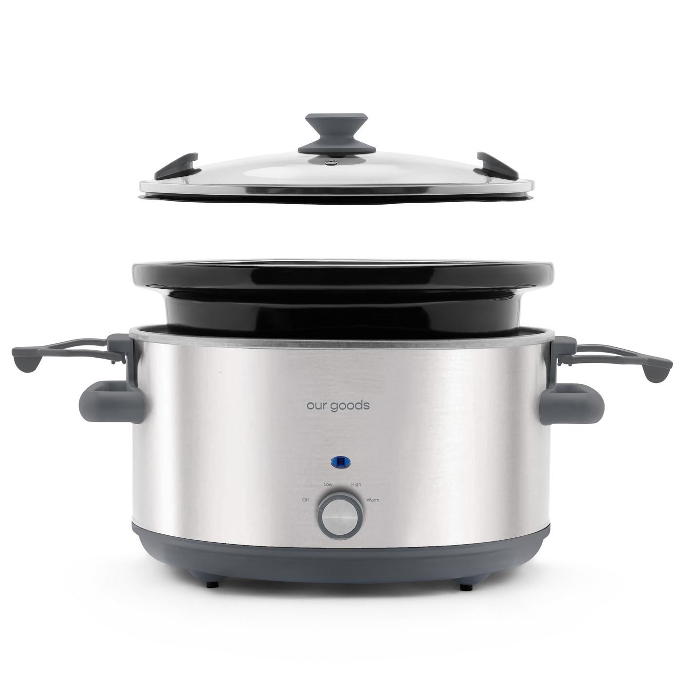 our goods Slow Cooker - Stainless Steel; image 2 of 3