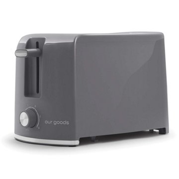our goods 2 Slice Toaster - Pebble Gray, ea