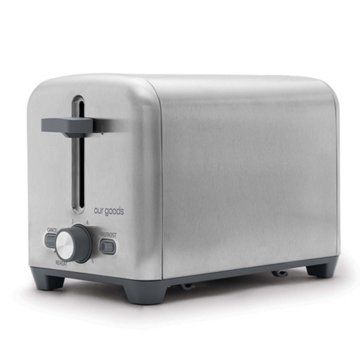 our goods 2 Slice Toaster - Stainless Steel