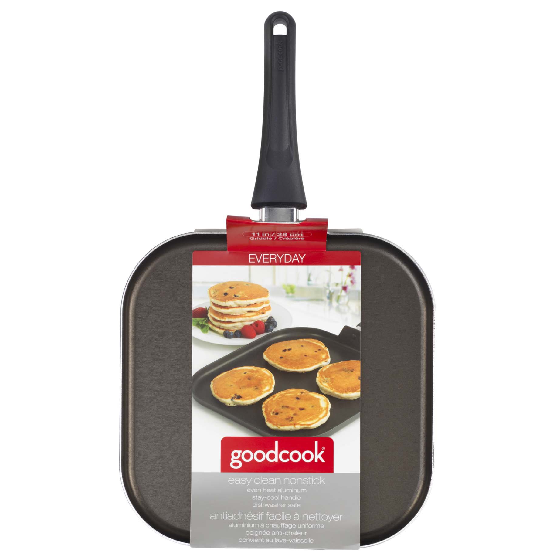 Good Cook Everyday Nonstick Square Griddle - Shop Frying Pans & Griddles at  H-E-B