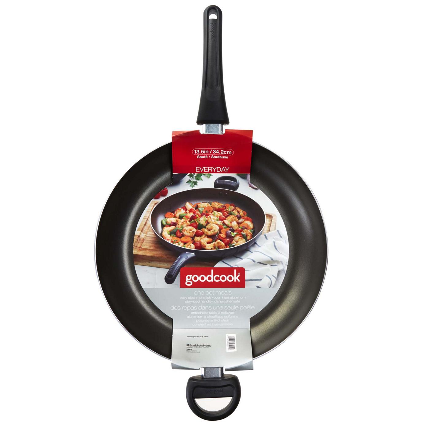 Good Cook Everyday Nonstick Jumbo Saute Pan - Blue; image 2 of 2