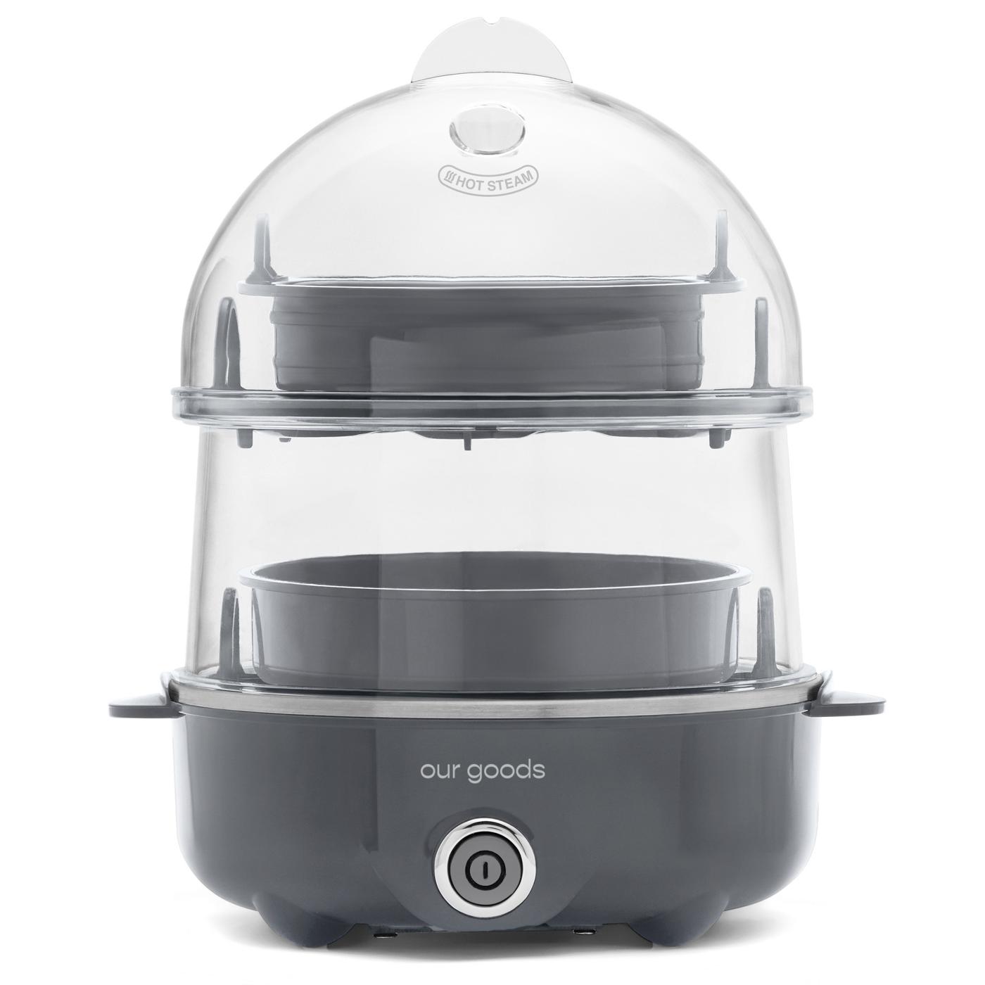 our goods Egg Cooker - Pebble Gray; image 1 of 3