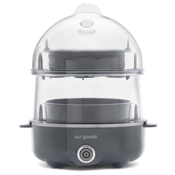our goods Egg Cooker - Pebble Gray, ea