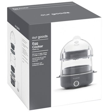 our goods Egg Cooker - Pebble Gray, ea
