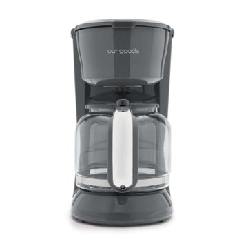 our goods Coffee Maker - Pebble Gray, 12 cup