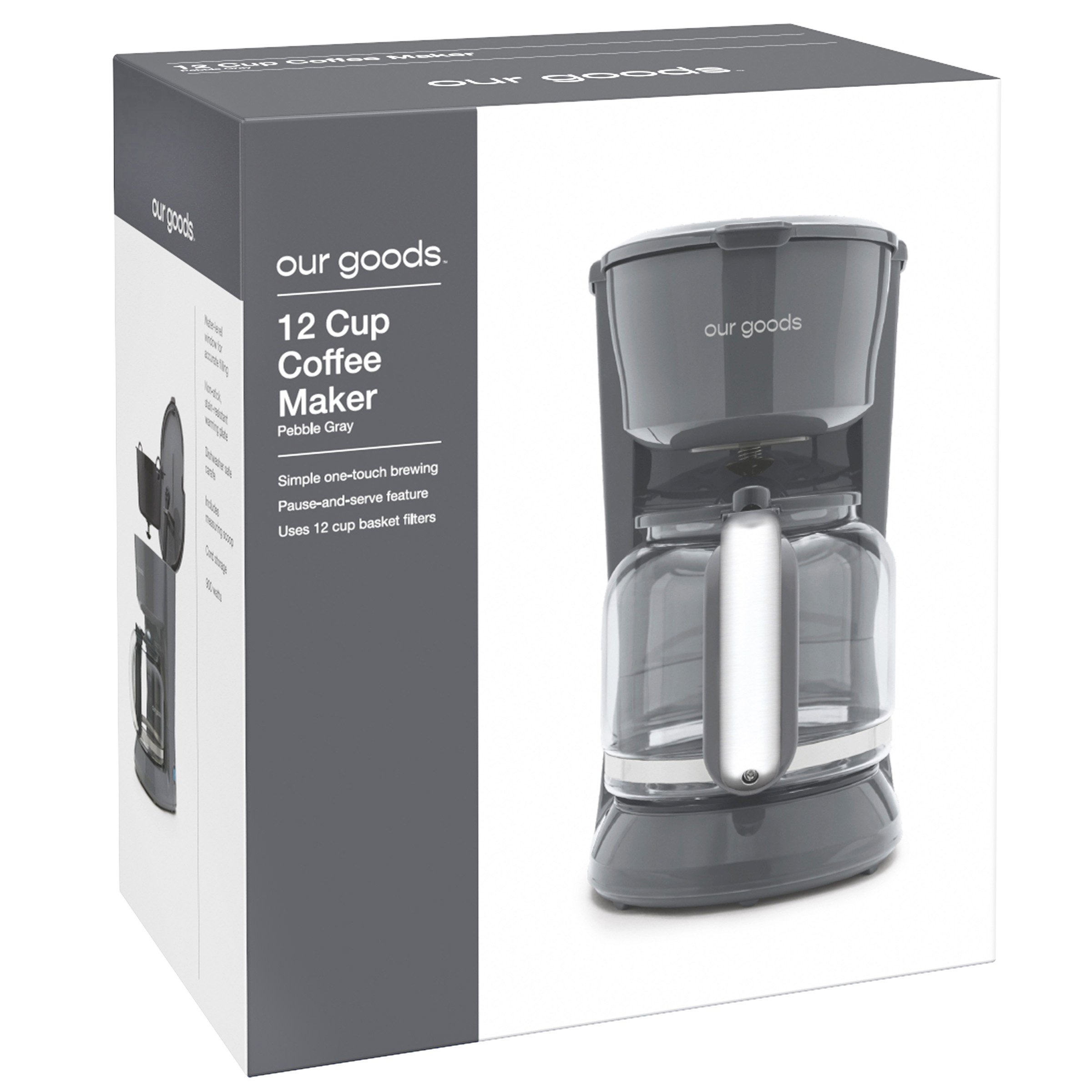 our goods Single Serve Coffee Maker - Harbor Blue - Shop Coffee Makers at  H-E-B
