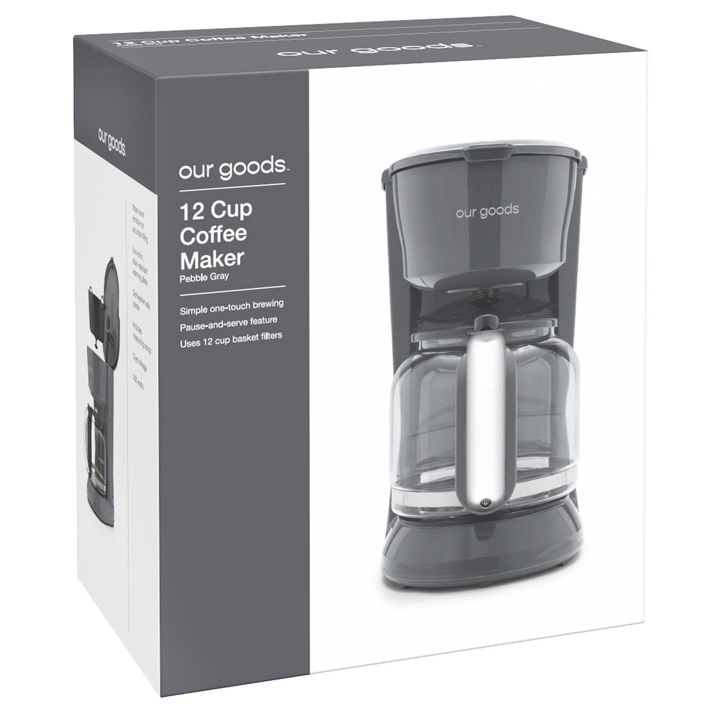 our goods Coffee Maker - Pebble Gray; image 3 of 3