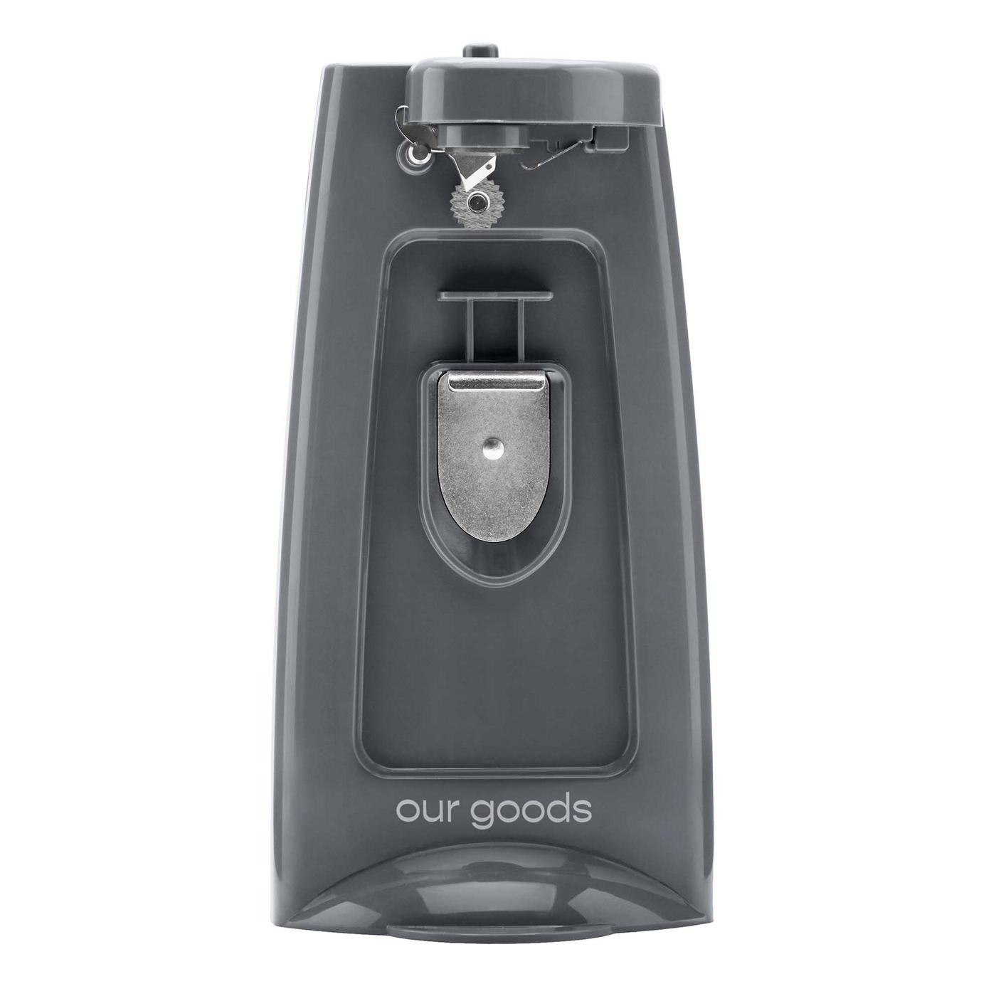 our goods Tall Electric Can Opener - Pebble Gray