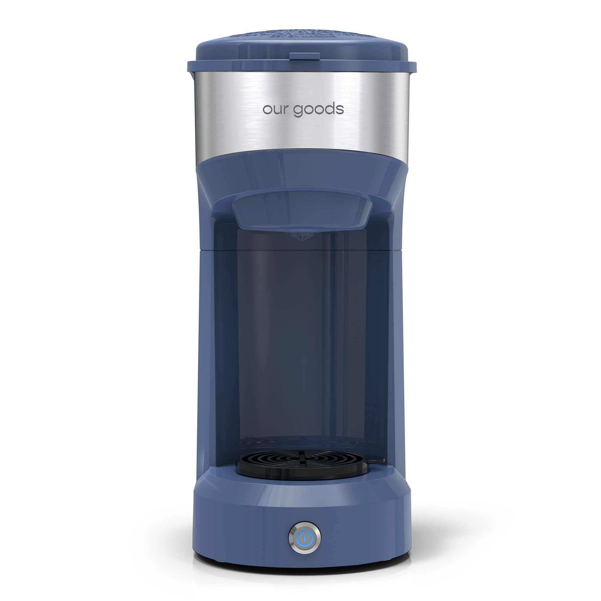 our goods Single Serve Coffee Maker - Harbor Blue - Shop Coffee Makers at  H-E-B