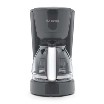 our goods Coffee Maker - Pebble Gray, 5 cup