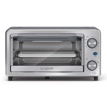 our goods 4 Slice Toaster Oven - Stainless Steel